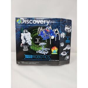 Discovery Build and Create Robotics kit Brand New Box Create 3 Robots Age 12+